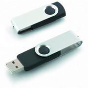 USB flash-память (1G); серебристый с черным; 5,5 х1,8см; пластик, металл USB flash-память (1G); серебристый с черным; 5,5 х1,8см; пластик, металл