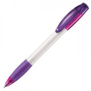 X-5 PEARL, ручка шариковая, сиреневый/перламутровый белый, пластик
