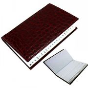 Телефонная книга Caiman, Cherry, 85х135 мм, 112 стр., с вырубкой, ламинация алфавита Телефонная книга Caiman, Cherry, 85х135 мм, 112 стр., с вырубкой, ламинация алфавита