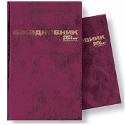 Ежедневник недатированный Бумвинил, А6, бордовый, белый блок, без обреза, твердый переплет Ежедневник недатированный Бумвинил, А6, бордовый, белый блок, без обреза, твердый переплет