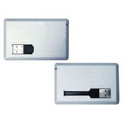 USB flash-память "Кредитка" (2Gb); серебристый; 8,6х5,4х0,5 см; пластик USB flash-память "Кредитка" (2Gb); серебристый; 8,6х5,4х0,5 см; пластик