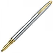 DUELLE, ручка-роллер, хром/золотистый, металл