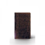 Телефонная книга Croco, коричневый, 125х203 мм, 112 стр., с вырубкой, ламинация алфавита Телефонная книга Croco, коричневый, 125х203 мм, 112 стр., с вырубкой, ламинация алфавита