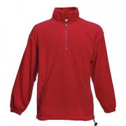 Толстовка "Half Zip Fleece", малиновый_S, 100% п/э, 300 г/м2 Толстовка "Half Zip Fleece", малиновый_S, 100% п/э, 300 г/м2
