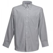 Рубашка "Long Sleeve Oxford Shirt", светло-серый_M, 70% х/б, 30% п/э, 135 г/м2 Рубашка "Long Sleeve Oxford Shirt", светло-серый_M, 70% х/б, 30% п/э, 135 г/м2