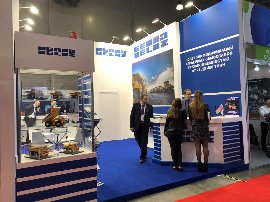 Выставочный стенд для БЕЛАЗ, на выставке Mining World в Крокус Экспо, Апрель 2019г.