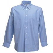 Рубашка "Long Sleeve Oxford Shirt", светло-голубой_XL, 70% х/б, 30% п/э, 135 г/м2