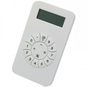 Калькулятор; белый; 5,8х10,2х0,8 см; пластик