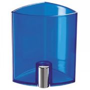 PICK-UP, стакан для письменных принадлежностей, прозрачный синий, пластик