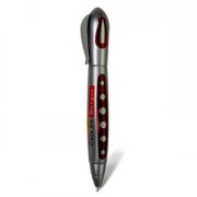 GALAXY, ручка шариковая, красный/хром, пластик/металл