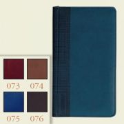 Визитница Velvet, синий, 125х203 мм, на 84 визитки, сменный блок