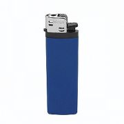 Зажигалка кремневая ISKRA, синяя, 8,18х2,53х1,05 см, пластик