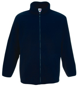 Толстовка "Micro Jacket", глубокий темно-синий_S, 100% п/э, 250 г/м2