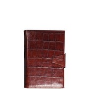 Телефонная книга Kongo, burgundy, 125х203 мм, 112 стр., с вырубкой, ламинация алфавита