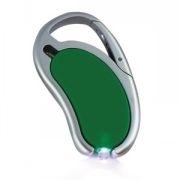 Авторучка с фонариком на карабине; зеленый; 7,5х4,3х0,8 см; пластик Авторучка с фонариком на карабине; зеленый; 7,5х4,3х0,8 см; пластик