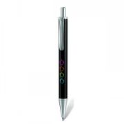 LPC067, ручка шариковая, черный/серебристый, металл