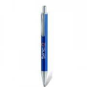 LPC067, ручка шариковая, синий/серебристый, металл