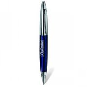 LPC 016, ручка шариковая, синий/хром, металл