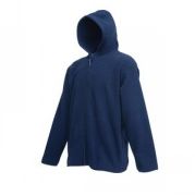 Толстовка "Hooded Micro Jacket", глубокий темно-синий_XL, 100% п/э, 250 г/м2