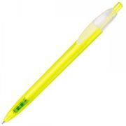 X-1 FROST, ручка шариковая, фростированный желтый, пластик X-1 FROST, ручка шариковая, фростированный желтый, пластик
