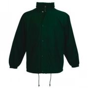 Ветровка "College Jacket", темно-зеленый_XL, 100% нейлон, 65% п/э, 35% х/б, наружная часть 74 г/м2, подкладка 150 г/м2
