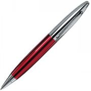 LPC 016, ручка шариковая, красный/хром, металл