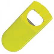 Открывалка "Кулачок"; желтый; 9,5х4,5х1,2 см; пластик