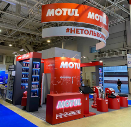 Выставочный стенд Motul. Экспо центр.